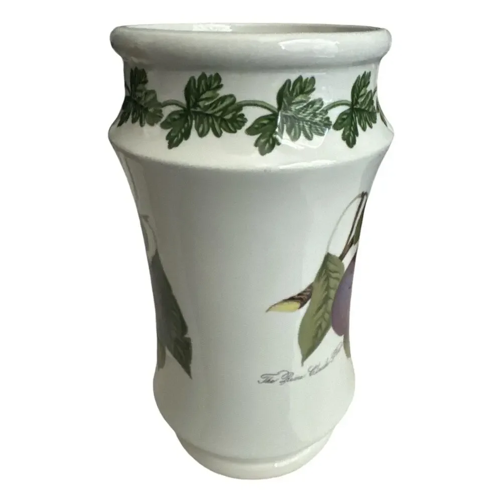 Portmeirion Pomona Botanic Spice Jar Vase Utensil Jar Made in England